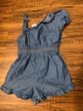 Girls Vince camuto denim romper